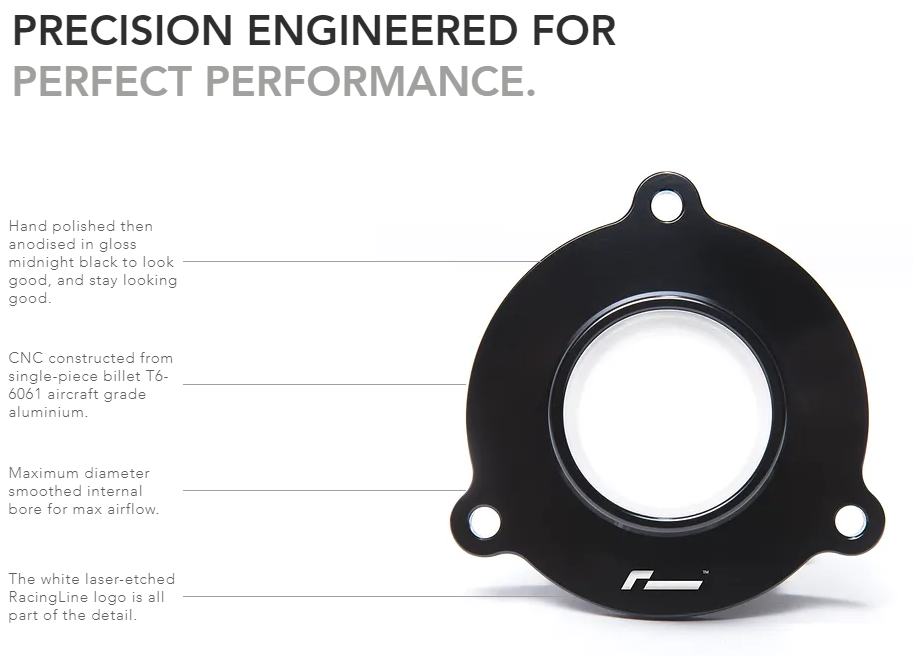 Outlet de turbo Racingline pour moteurs EA888 du groupe VAG