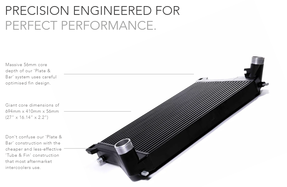 Intercooler Racingline plateforme MQB EA888.3 1.8/2.0 TSI