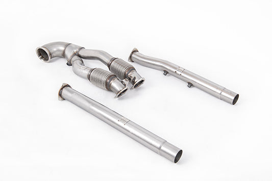 MILLTEK SPORT DOWNPIPE DECATA OPF OFF V2 - AUDI RS3 8V/8Y - TT RS 8S OPF - RSQ3 OPF